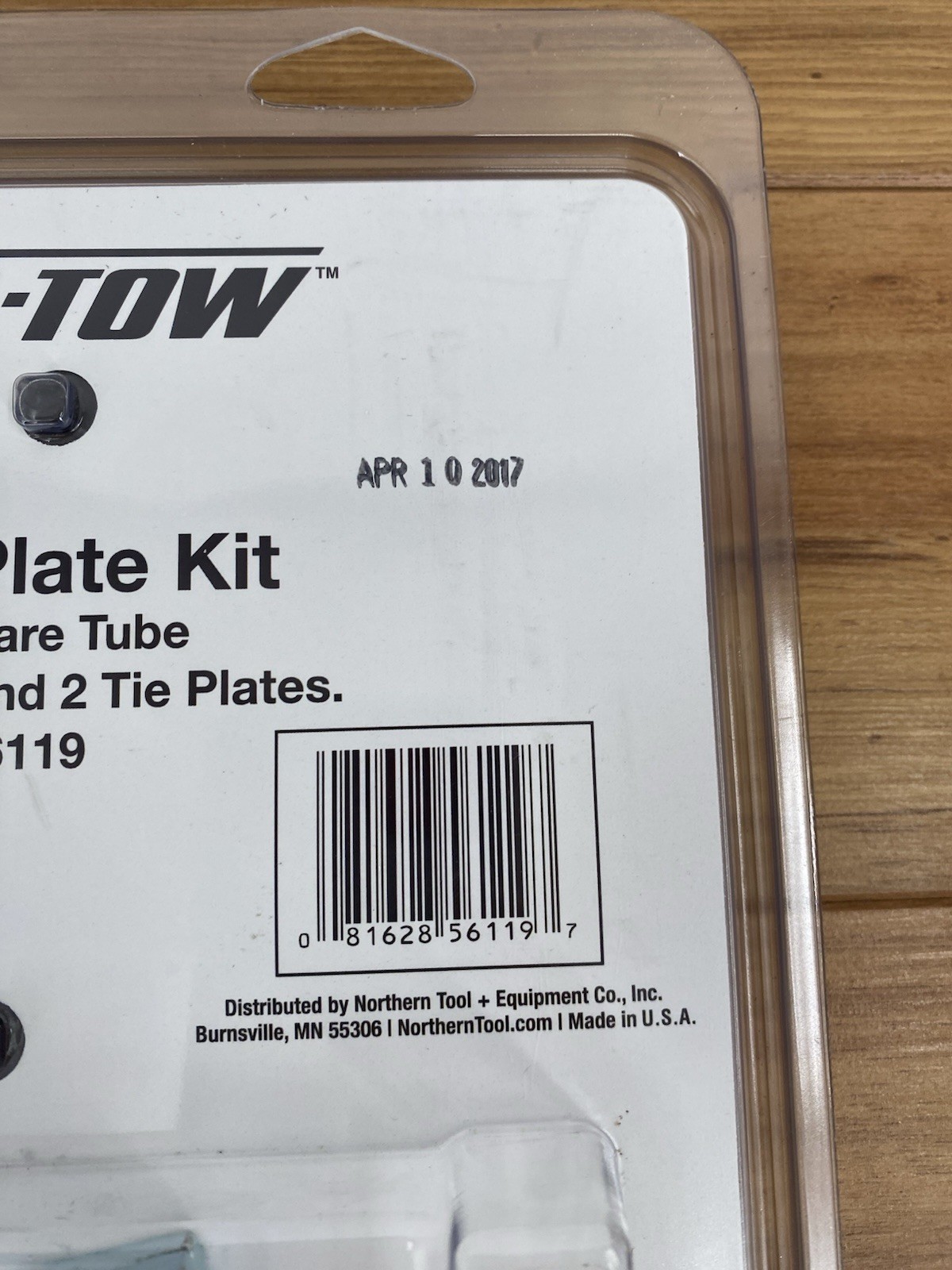 Ultra-Tow Axle Tie Plate Kit Fits 1.75 In. Square Tubes U-bolt 21520 Lock Nuts