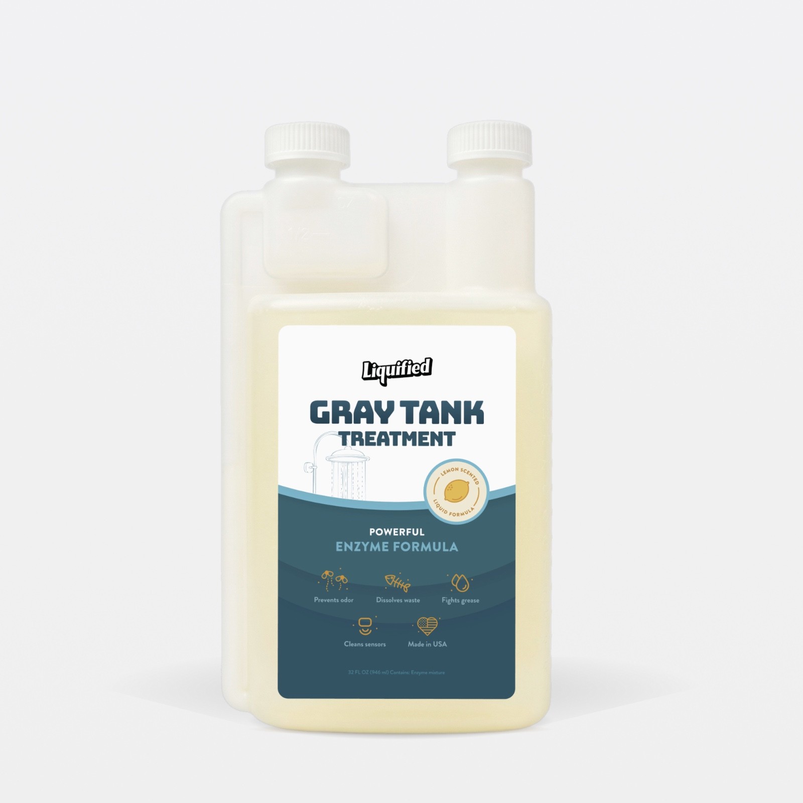 Liquified RV Gray Tank Treatment Lemon Scented 32oz – Matts RV Reviews