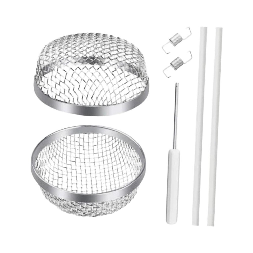 2.8 Inch Furnace Vent Cover for RV For Camper Trailer with Spring Clips