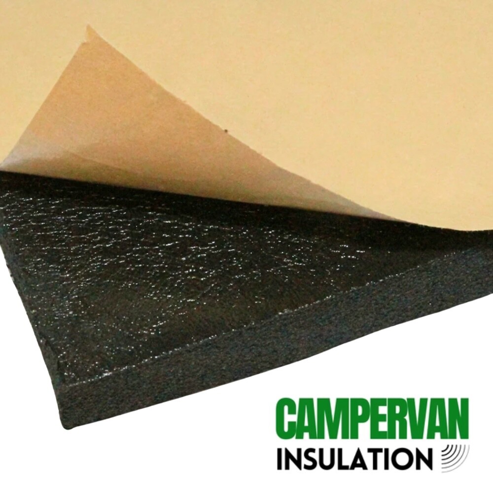 Campervan Insulation, Adhesive Closed Cell Foam, 8mm Sound Proofing 5m² (53ft²)