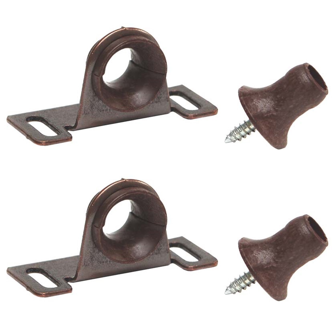 RV Designer H219, Bull Dog Cabinet Catches, Right Angle Mount, Antique, Set Of 2