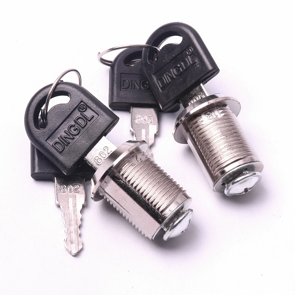 6 Set 20mm 7/8″ RV Tubular Cam Lock Keyed Different Camper Trailer Door Cabinet