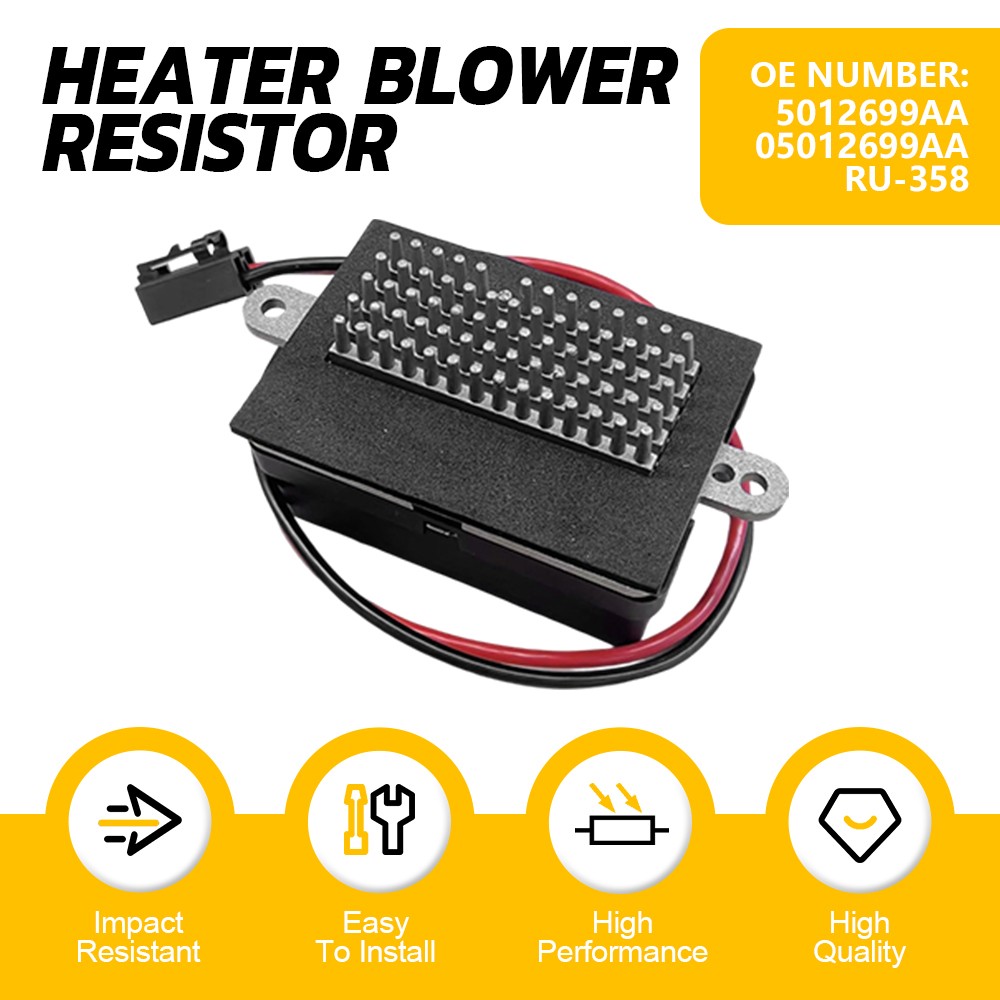 HVAC Blower Motor Resistor Control Module For 1999-04 Jeep Grand Cherokee 1-5SET