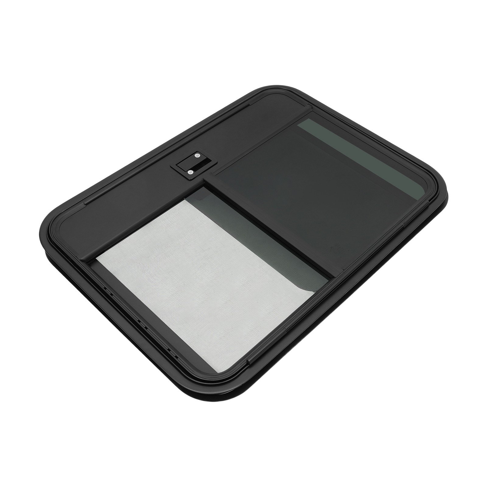 RV Camper Teardrop Trailer Door, Right Passenger Side RV Camper Entry Door Black