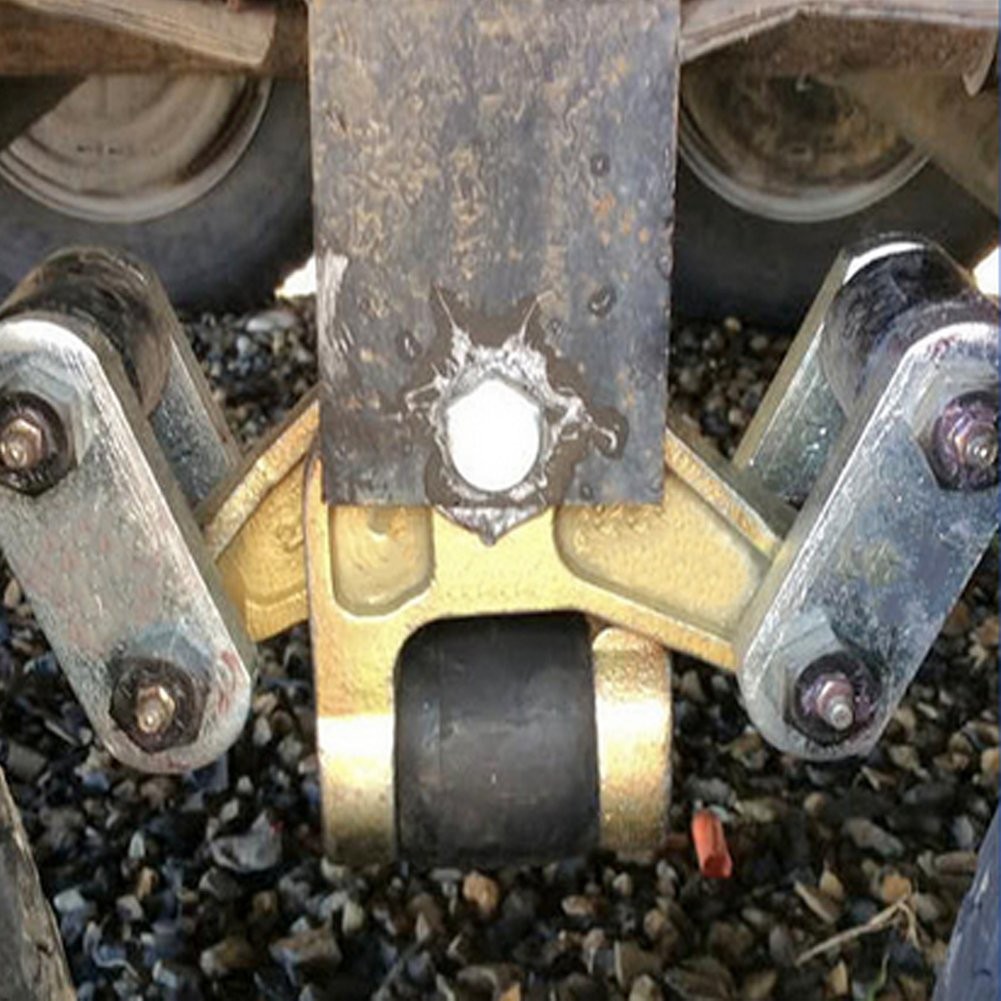Trailer Shackle Kit, Tandem Trailer Axle Shackle Kit for Double Eye Springs (…