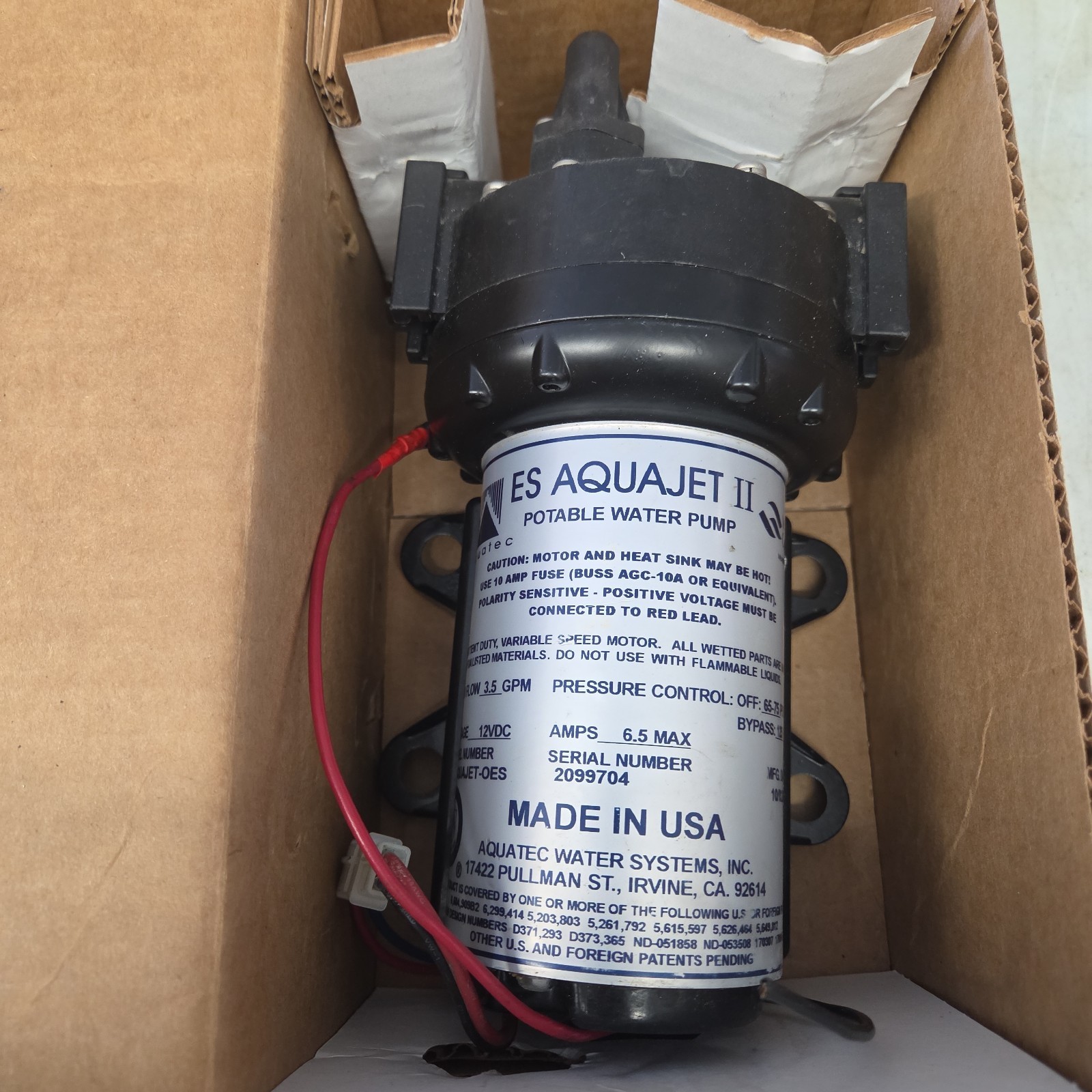 REMCO PowerRV Series Aquajet Freshwater Pump 5.3 GPM 55AQUAJET-ARV