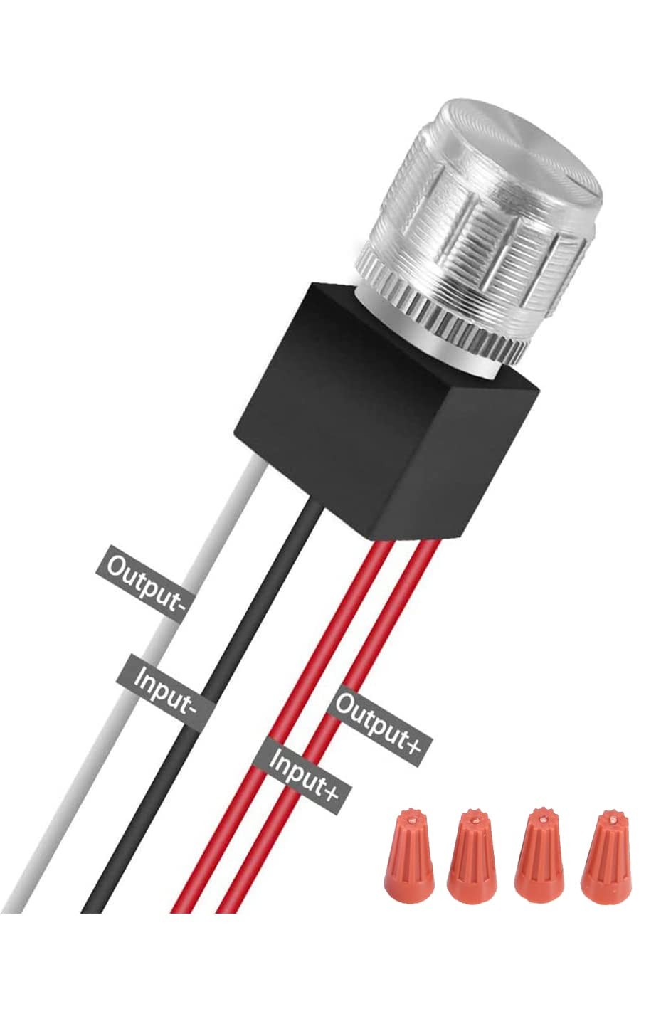12V DC Dimmer Switch, 5-24 Volts Dimmer Switch PWM Waterproof for LED RV Lights