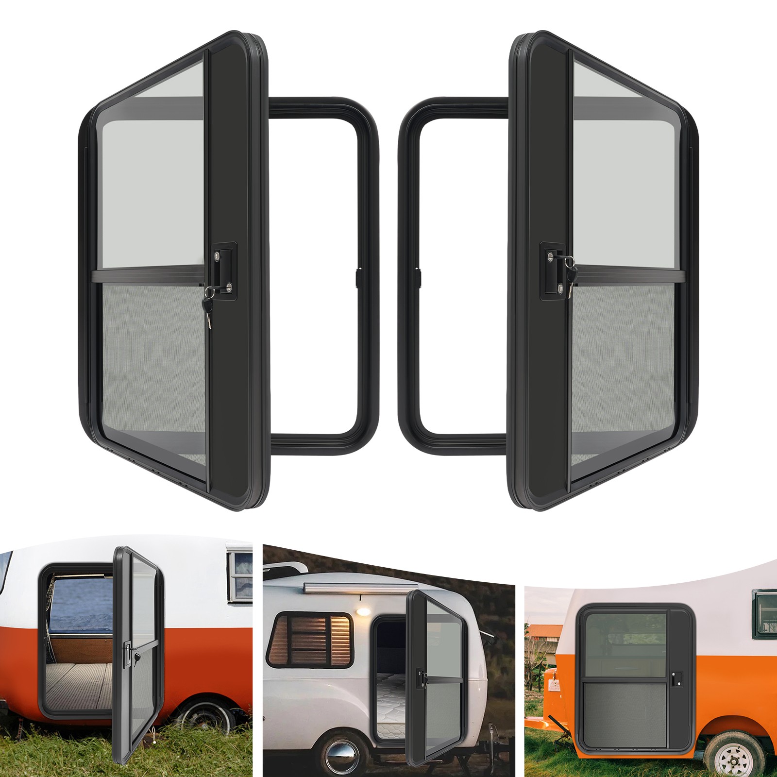30″W x 36″H RV Camper Teardrop Trailer Door (Left/Right) – Easy Access Entry