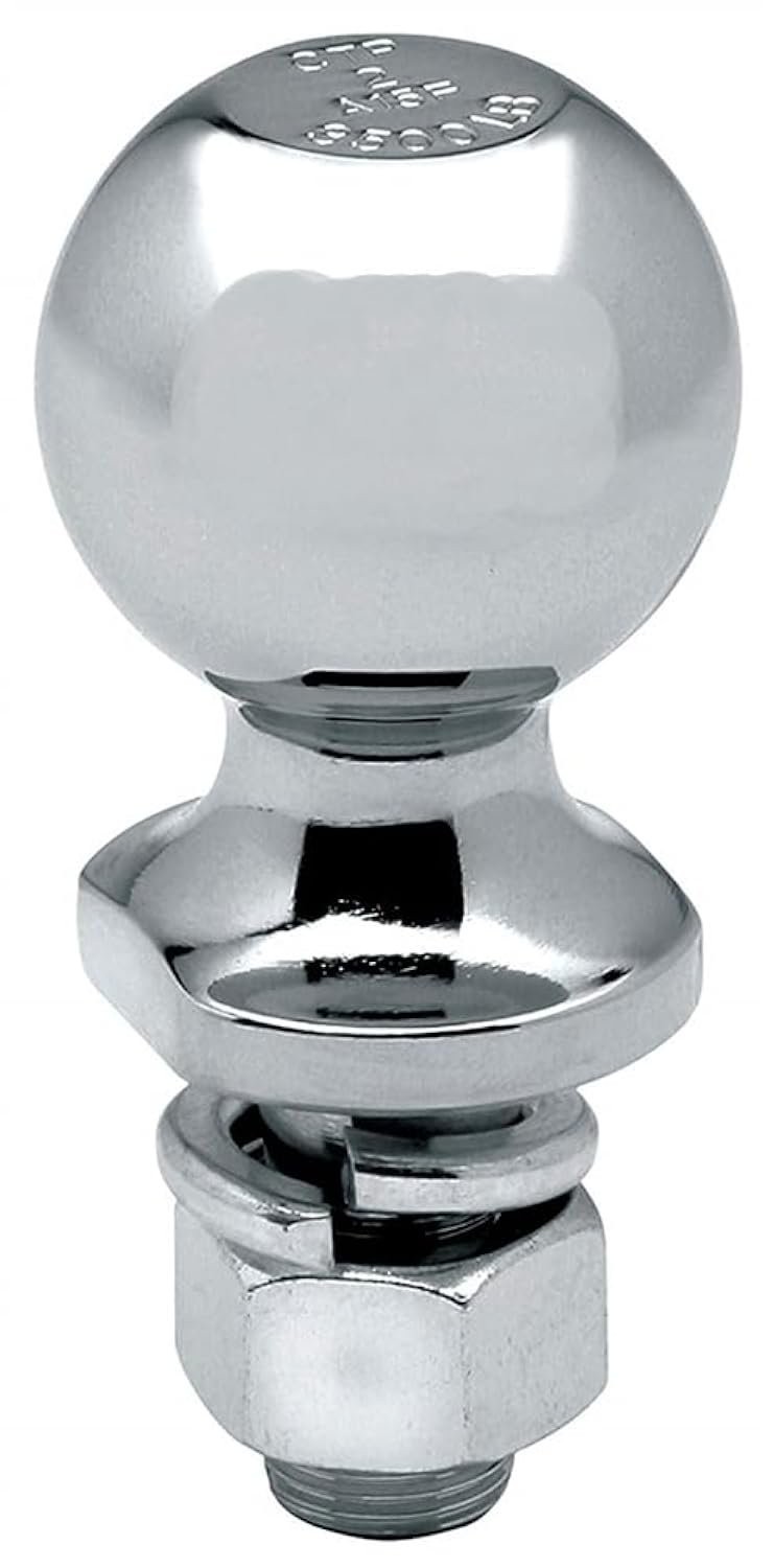 Draw-Tite Hitch Ball 3500# 2″ 3/4″ Shank Diameter 2-3/8″ Long Chrome Plated