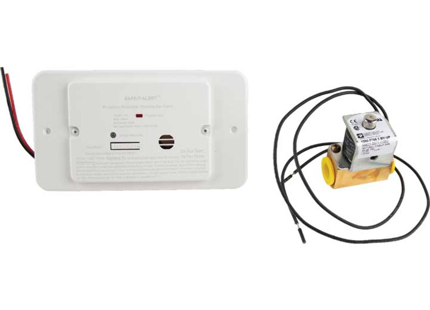 MTI Industries Combination Carbon Monoxide and Propane Alarm, White Flush Mount