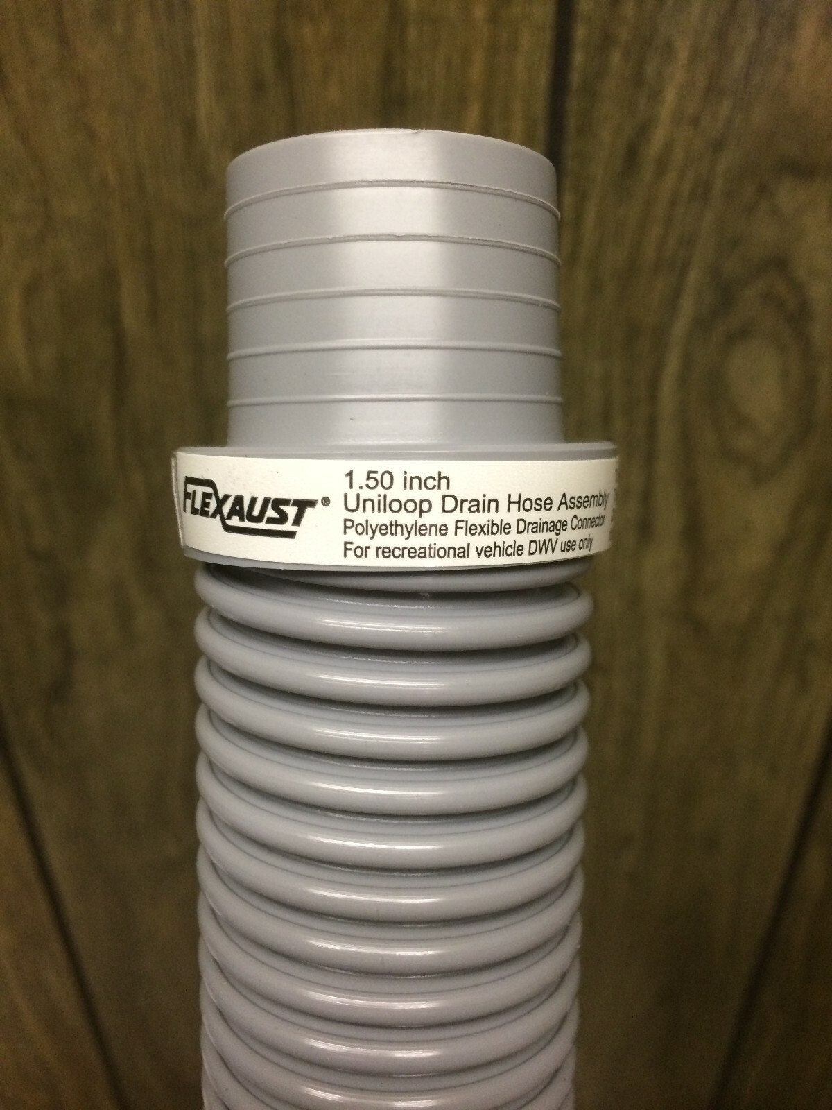 Flexaust Uniloop 1.5″ diameter RV Drain Hose Assy – 12″