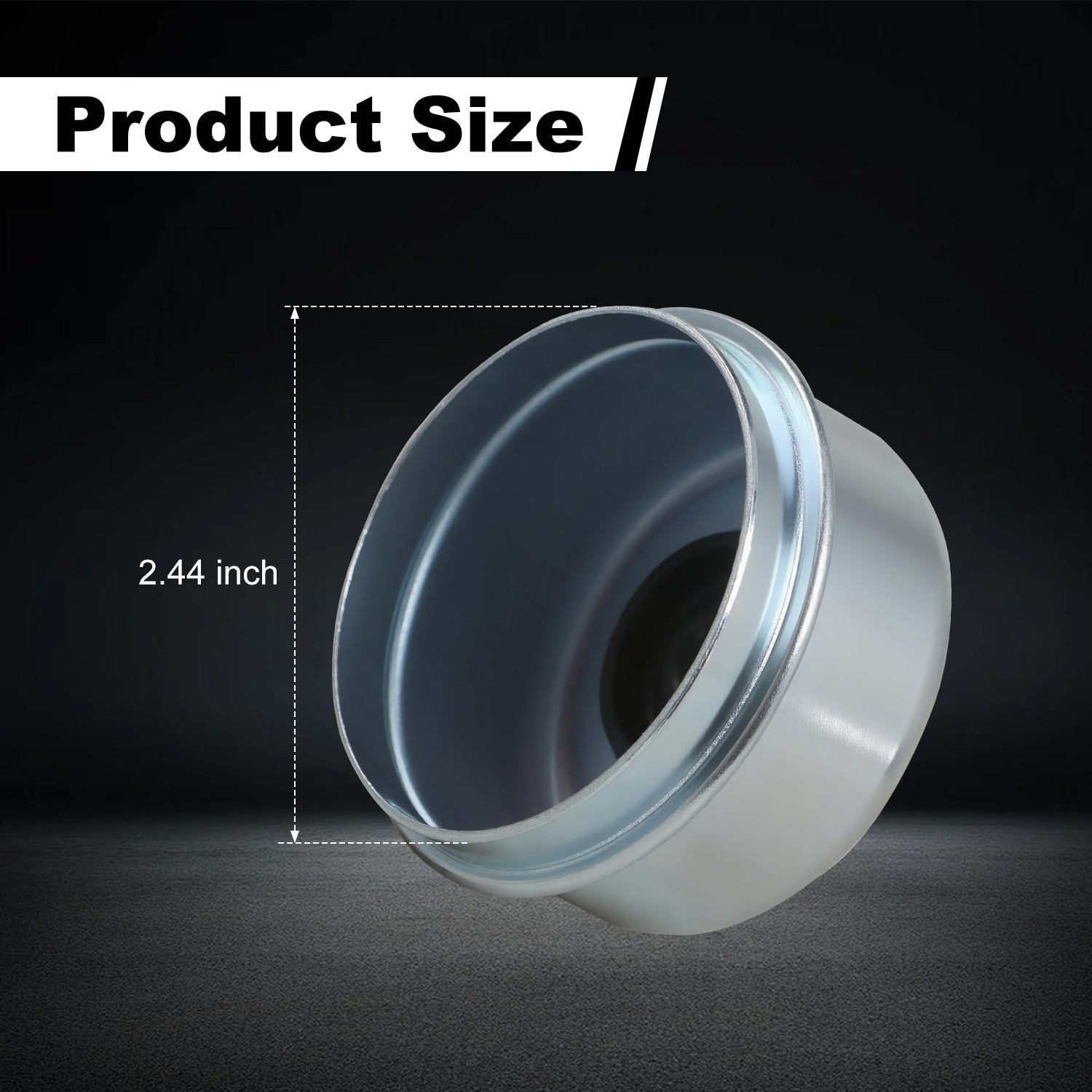 4x 2.44″ Grease Cover Trailer Axle Hub Rubber Plug Dust Cap for Dexter EZ Lube
