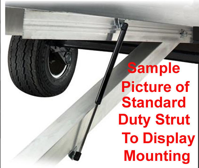 29.5in 300lb Nitro Prop CUSTOM Super Duty Strut Shock Spring Tilt Trailer Kit