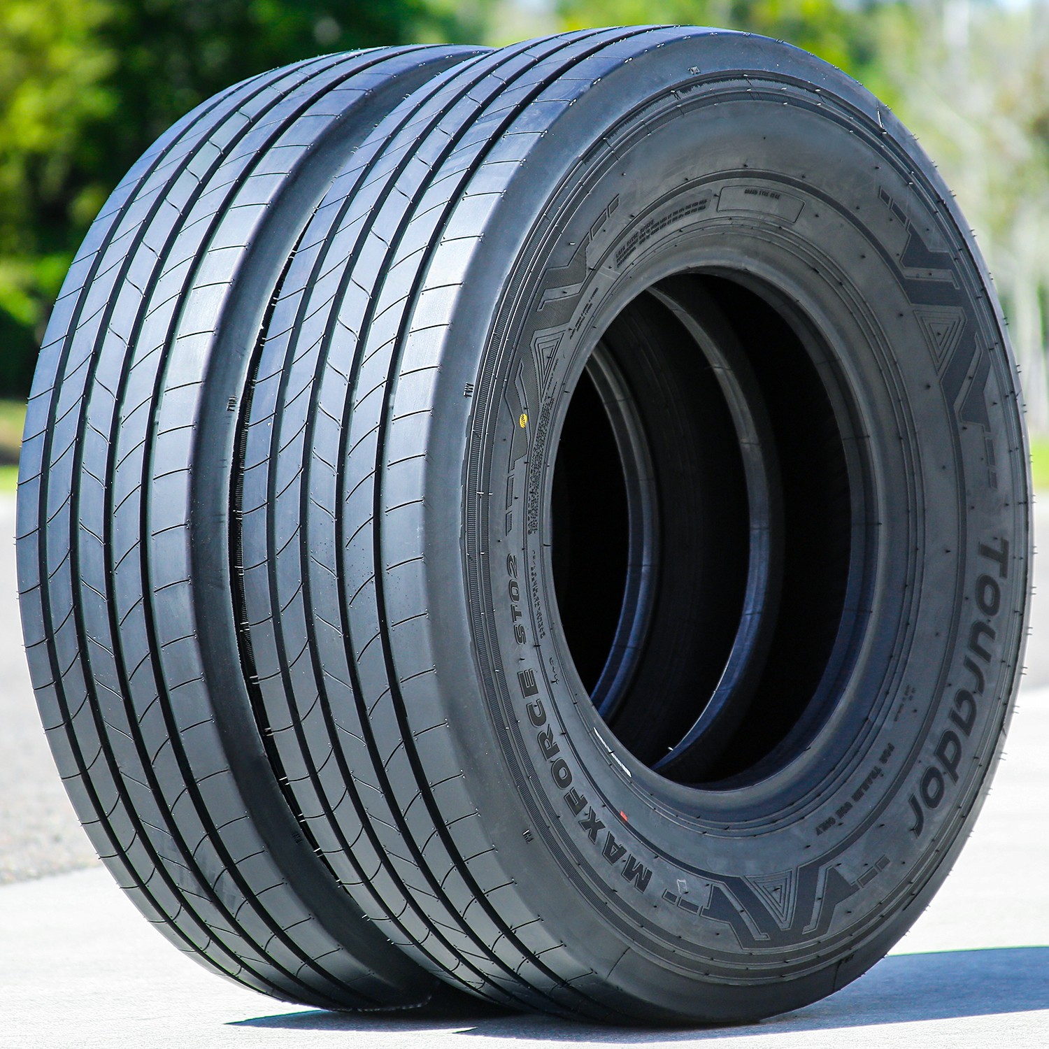 4 Tires ST 225/75R15 121/117M F 12 Ply Tourador MaxForce ST02 All Steel Trailer
