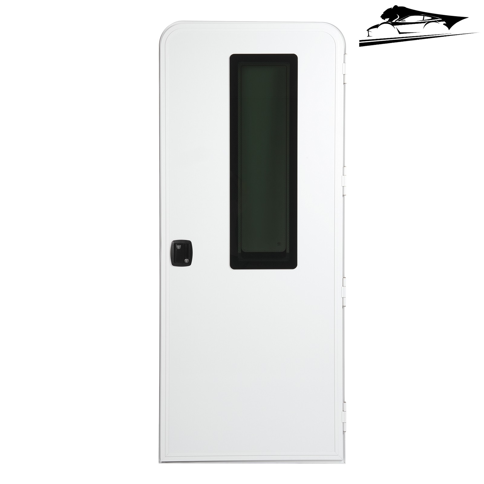 30″ x 72″ Universal RV Entry Door Screen & Lock W/ Keys Aluminum Powder Coated