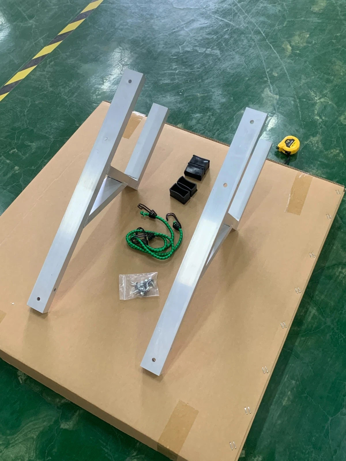 U.S Warehouse Fits Ladder Rack for Trailer,Side Mount Heavy Steel Ladder Rack