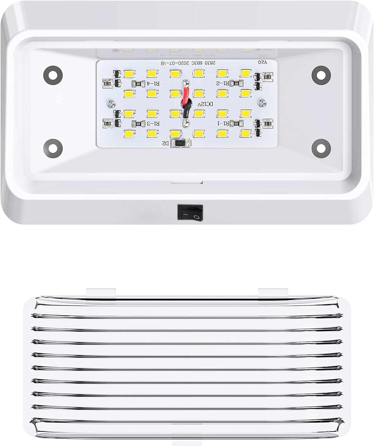 LED 12V 360 Lumen RV Porch Light Exterior Utility Light Lighting Fixture