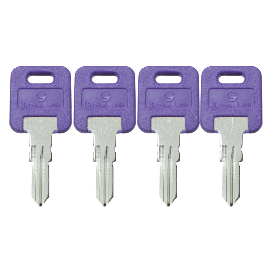 1 Pack (4 keys) Global Link Precut Keys G301 – G391 RV Trailer Camper Keys