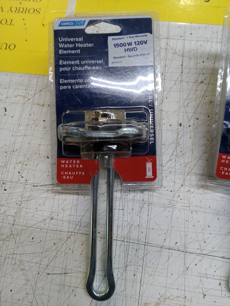 Camco 04363 1500W-120V Universal Flange Water Heater Element