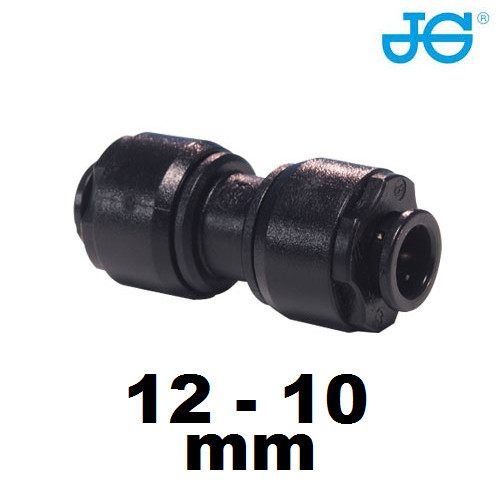 John Guest 12MM – 10MM Push Fit Reducer STRAIGHT – Water Hose Pipe Fitting