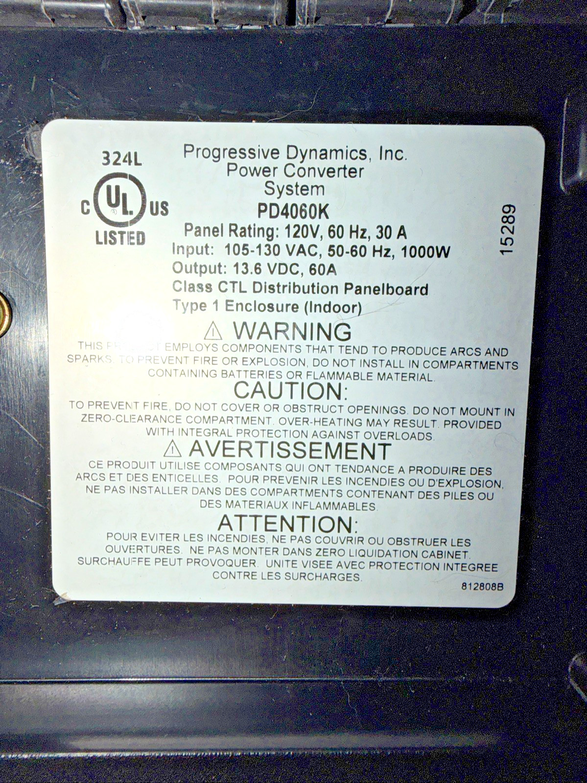 Progressive Dynamics PD4060 Inteli-Power Converter