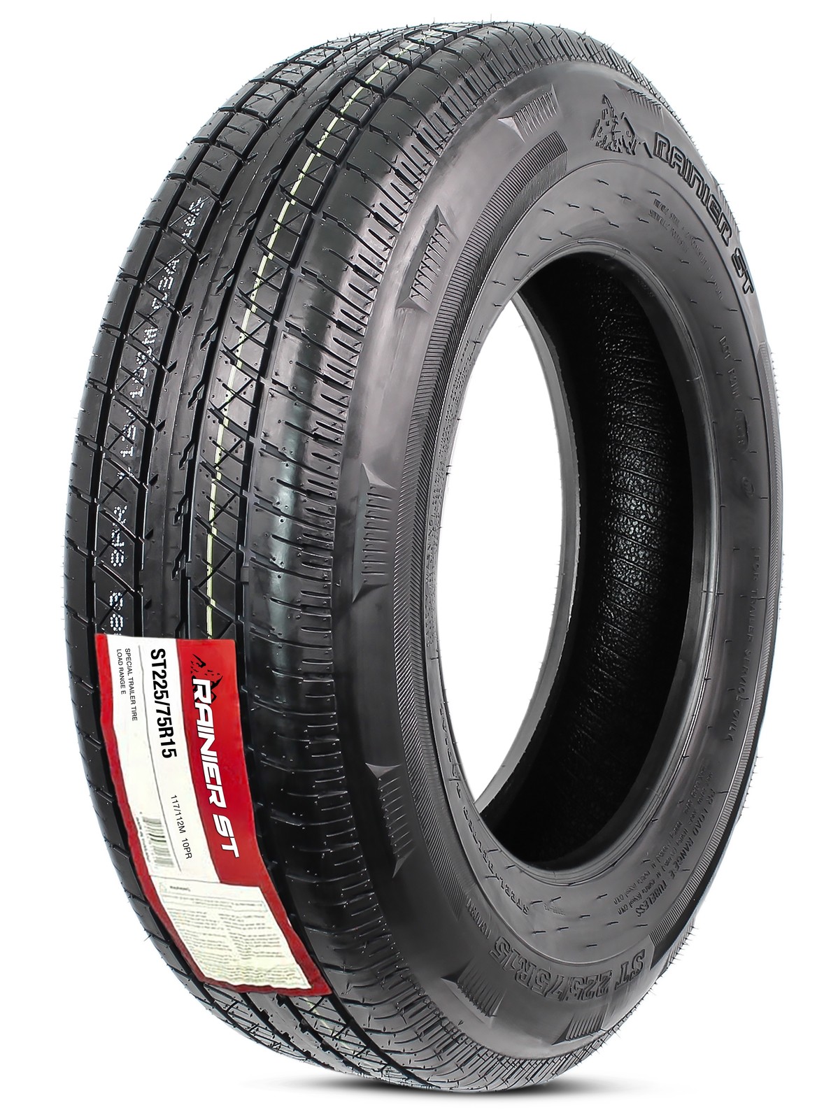 Radial Trailer Tire ST225/75R15 15 Inch Deep Tread Steel Belted Load Range E