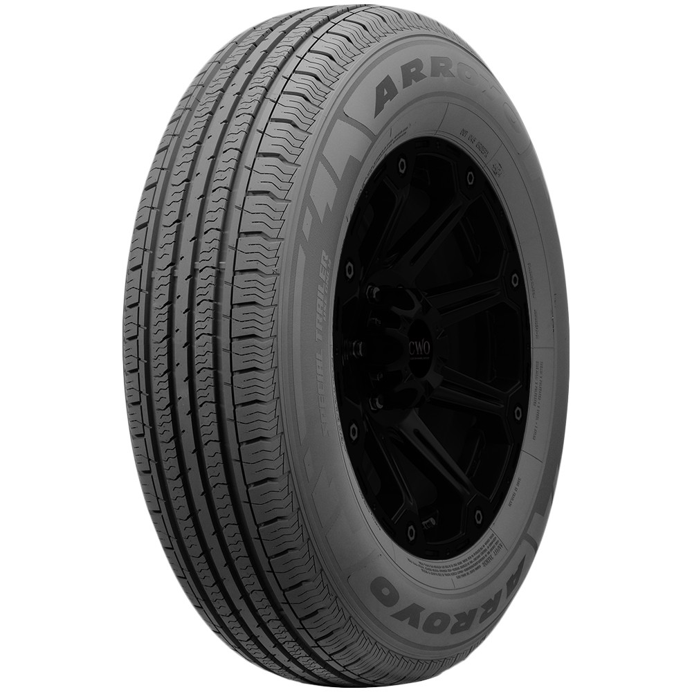 ST235/80R16 Arroyo Semi-Steel Trailer 124/120N LRE Black Wall Tire