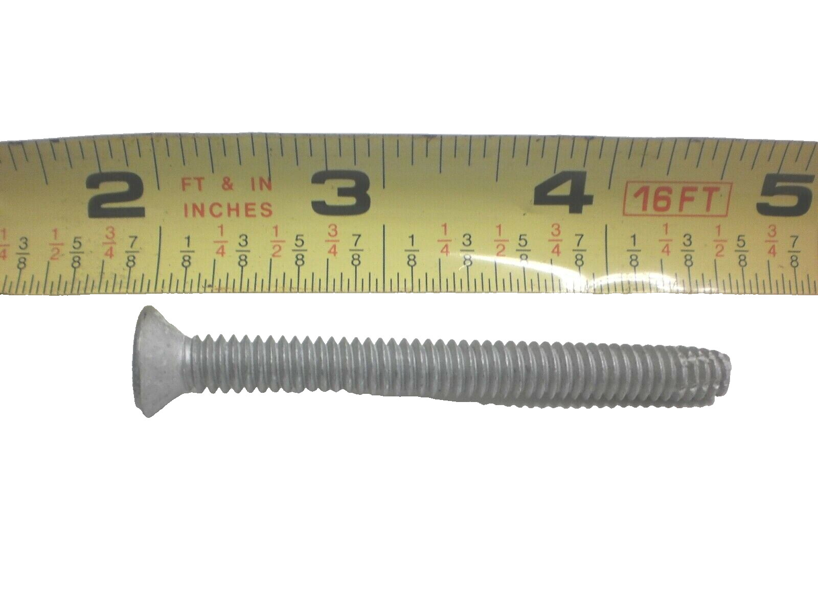 Lot of 140 – 1/4″ x 2.5″ PLATED Torx Self Tapping Trailer Wood Deck Screws W/Bit