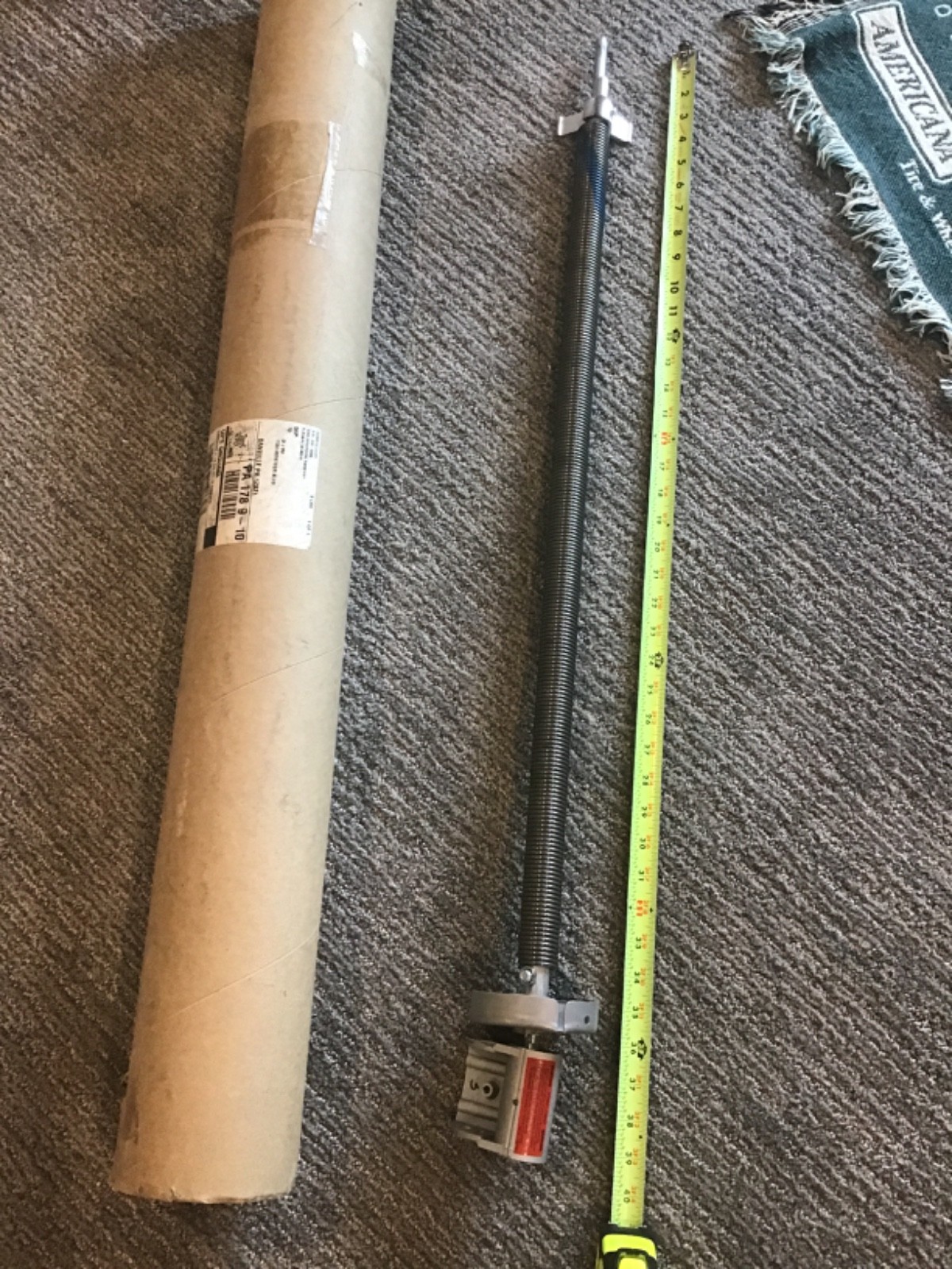 NOS Dometic #3108709.811S Right Side Awning Torque Spring W/End Cap, Satin