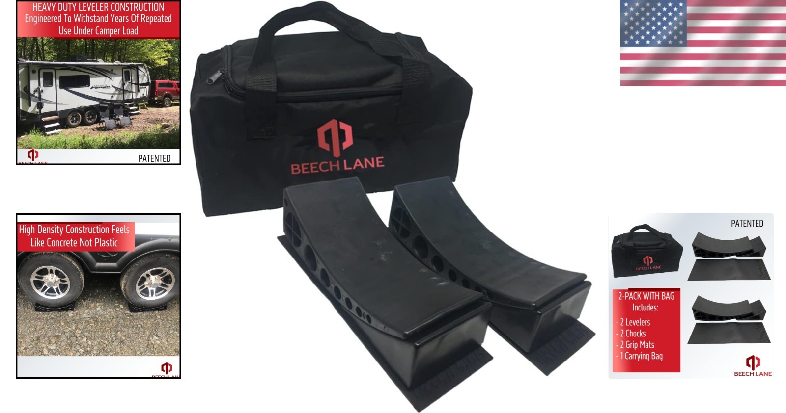 Precision Leveling for Trailers: 2 Pack Camper Levelers with