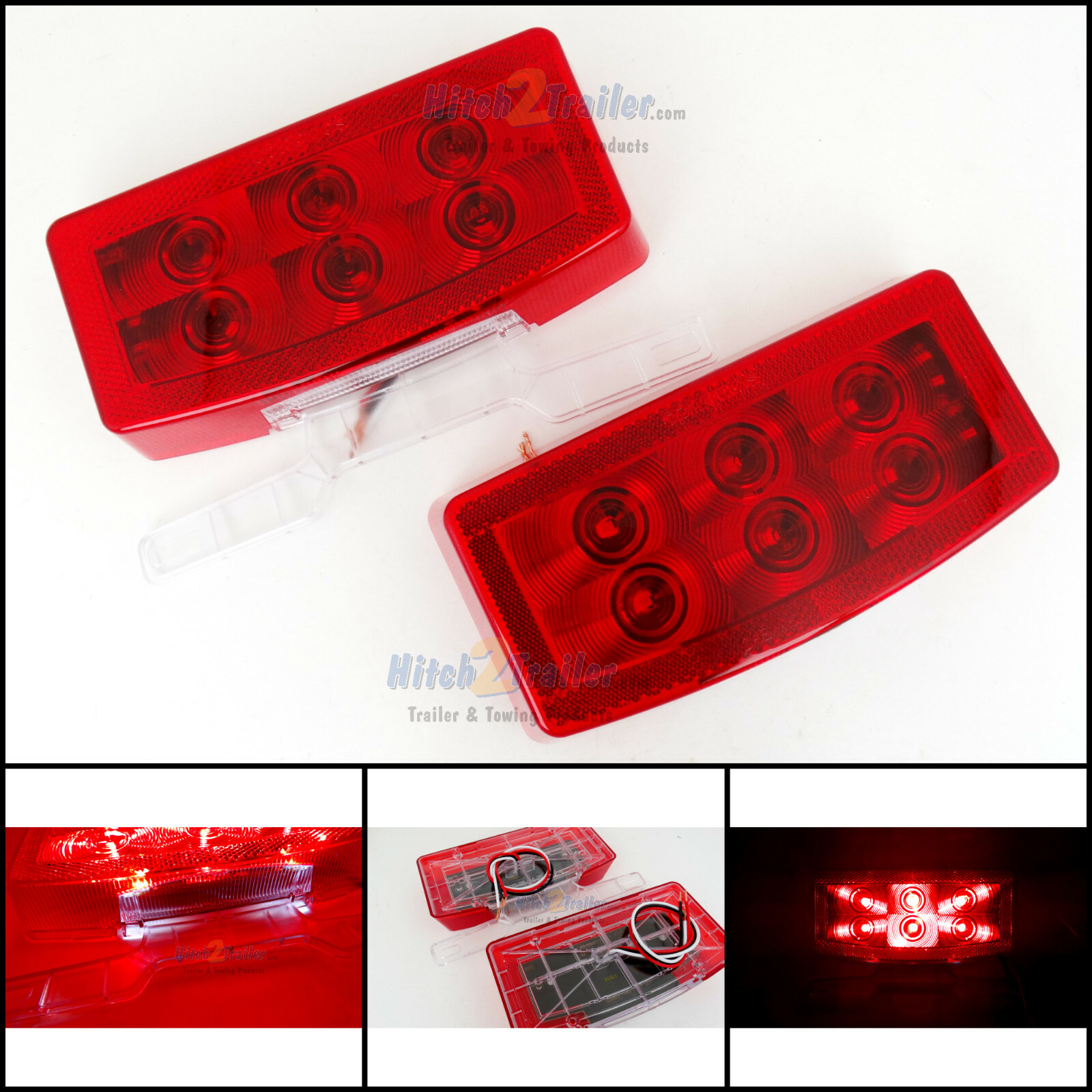 LED RV Camper Trailer Motorhome combination tail light Stop Tail Turn Optronics