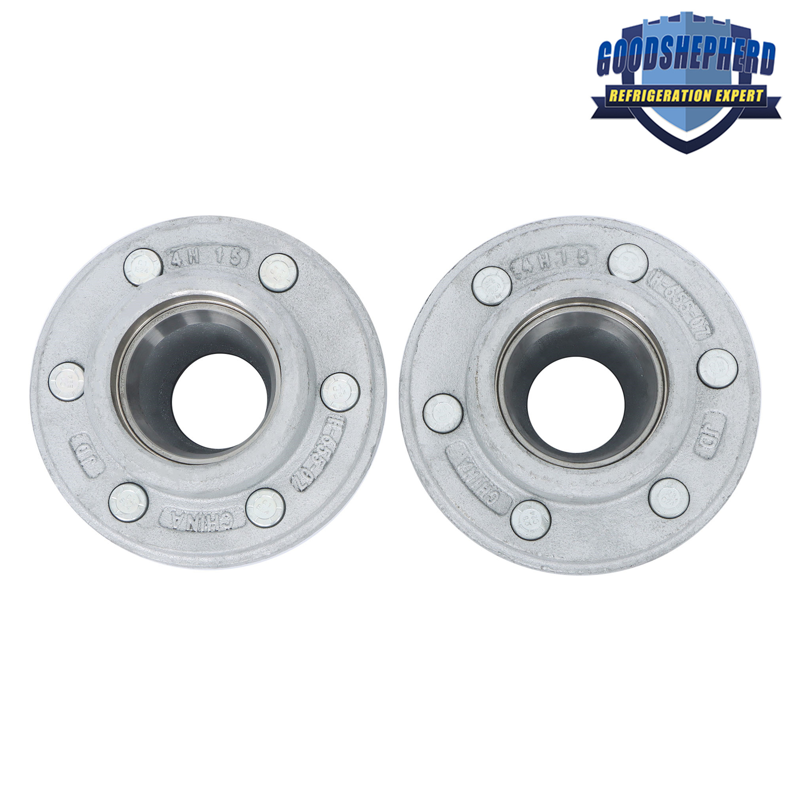 2 Set For 6000Lb Trailer Galvanized Hub Bearing Kits 6 Lug 6 on 5.5″ 15123×25580