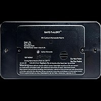 MTI 62-542-BL-TR Safe T-Alert 62 Series Carbon Monoxide Alarm -Black w/Trim Ring