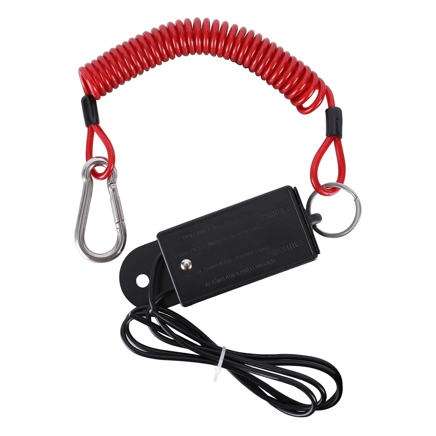 OminEco Trailer Breakaway Switch with 6 Feet Coiled Cable Used for Towing