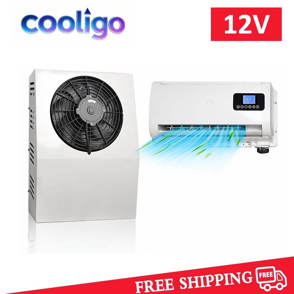 Cooligo 12V Cooling Split Air Conditioner Kit For RV Excavator