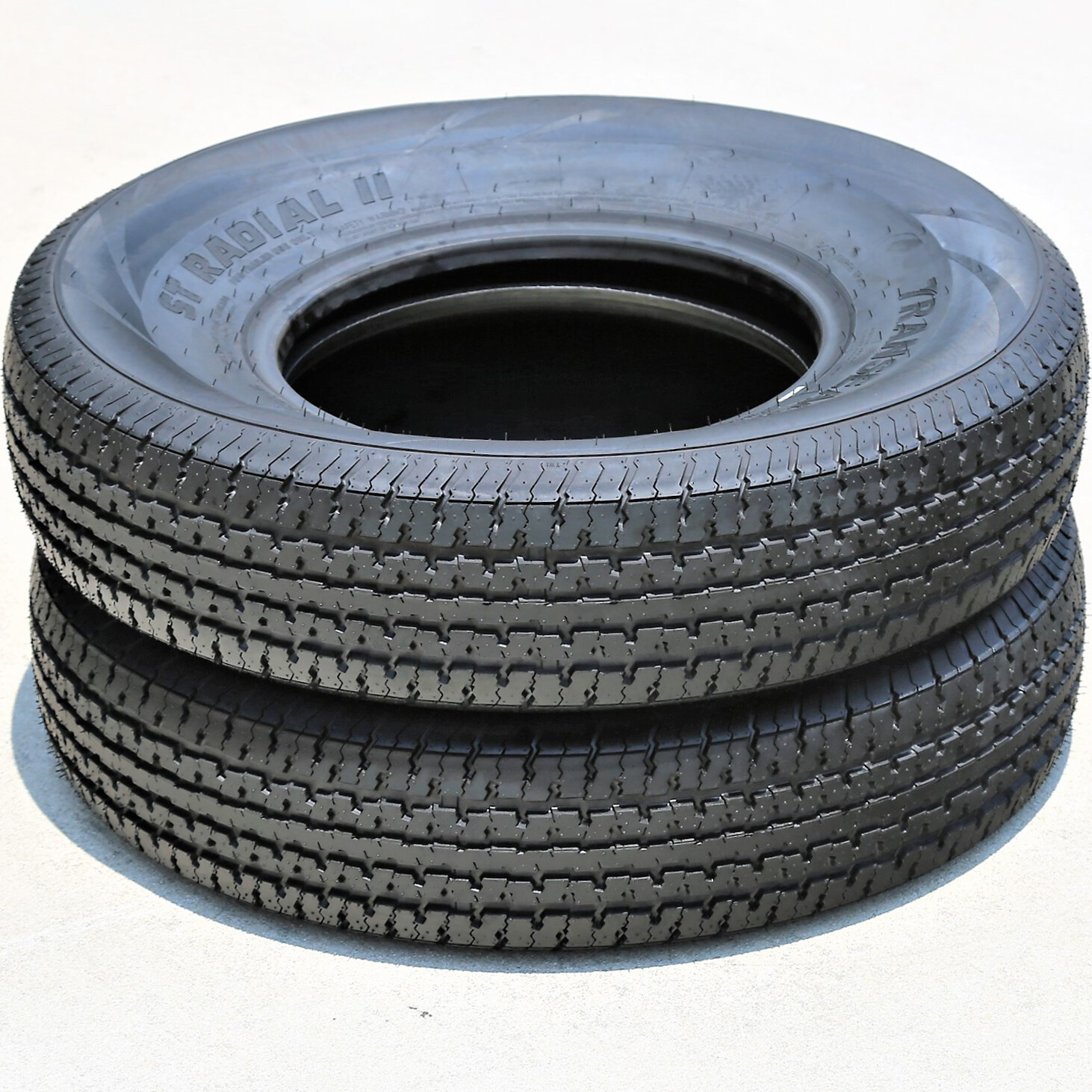 2 Tires Transeagle ST Radial II Steel Belted ST 205/75R14 Load E 10 Ply Trailer