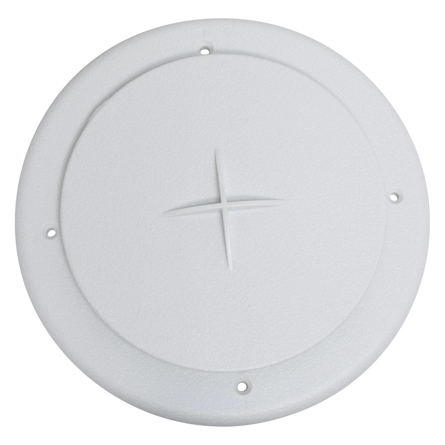 Valterra A10-3354VP 4″ White Side/Ceiling Rotating Vent w Covered Screws