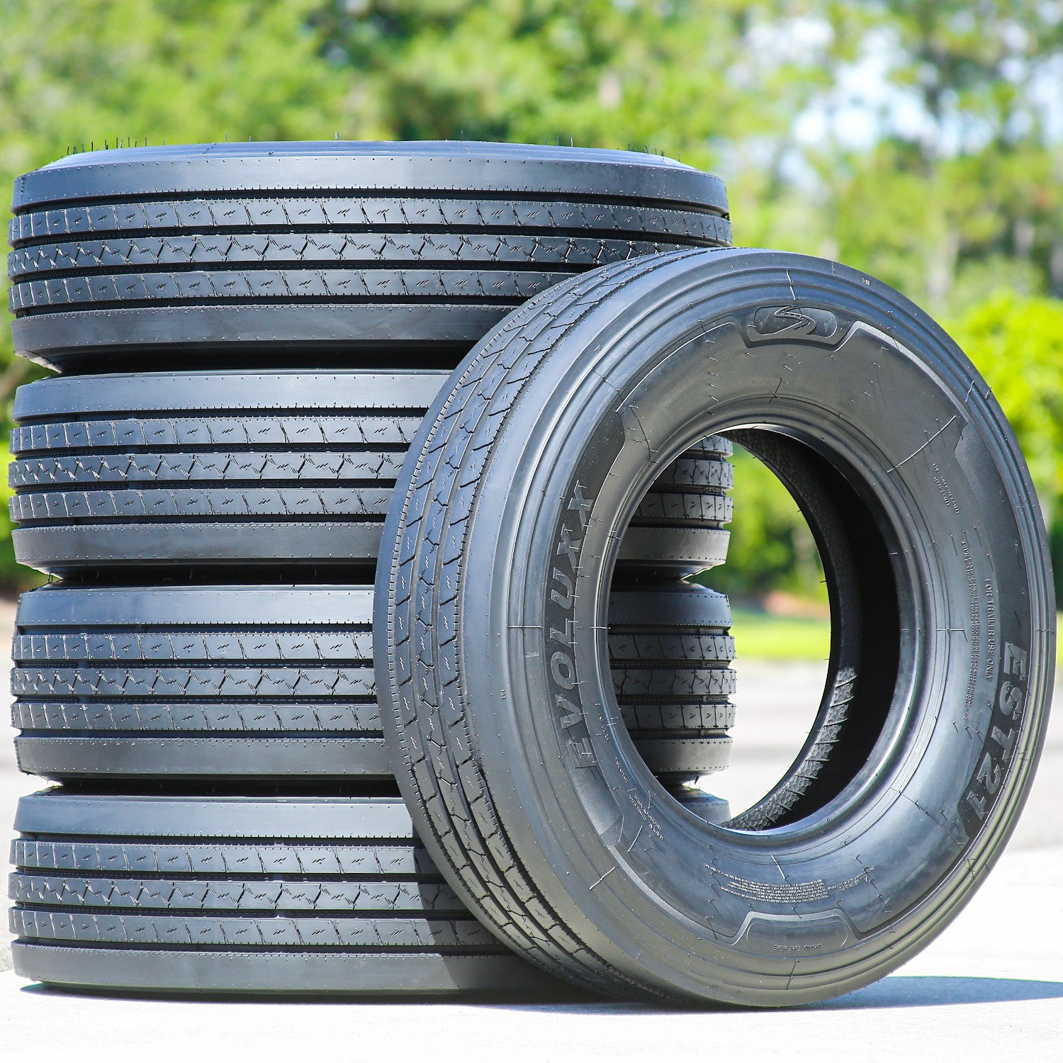2 Tires ST 235/85R16 133/128M Load H 16 Ply Evoluxx EST21 All Steel Trailer