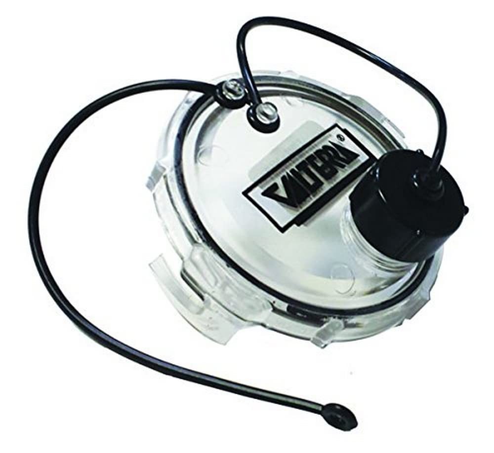RV Waste Valve Cap 3 Inch With 3/4 GHT Clear Bulk For RV Camper