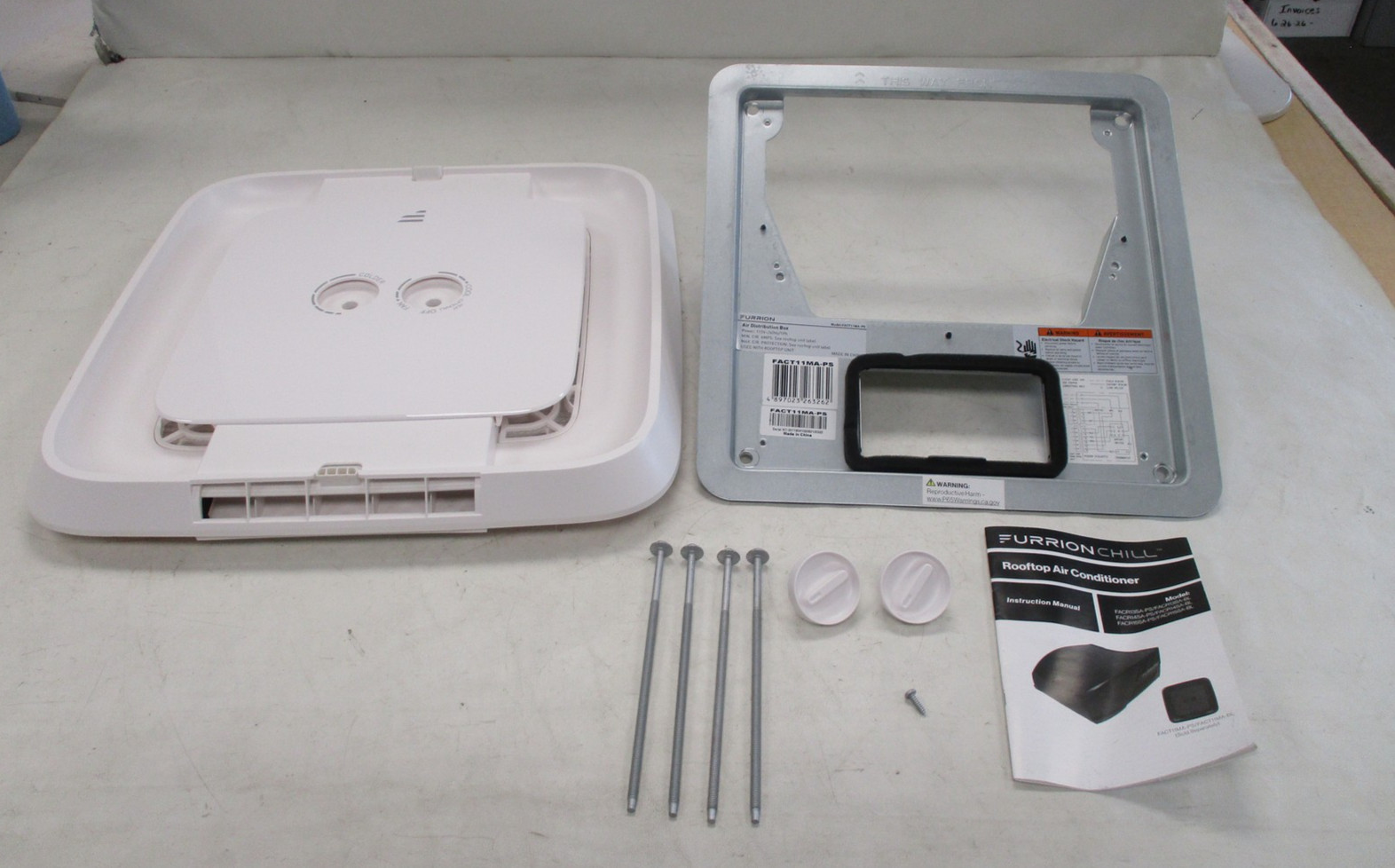 FURRION CHILL MANUAL AIR CONDITIONING DISTRIBUTION BOX WHITE FACT11MA-PS RV
