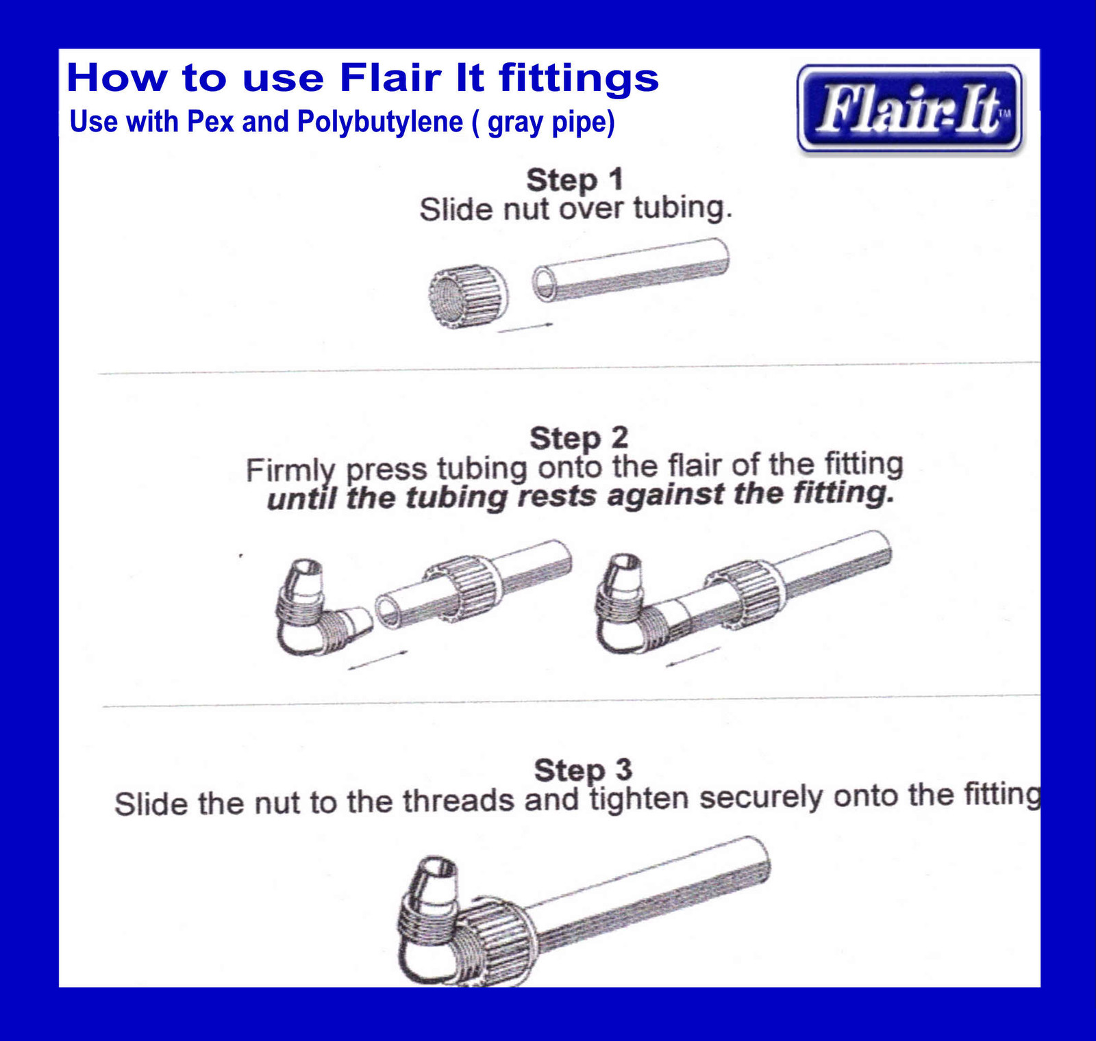 Flair It Fresh Water Washing Machine Valve Mobile Home Plumbing 1/2″ pex Qty 2