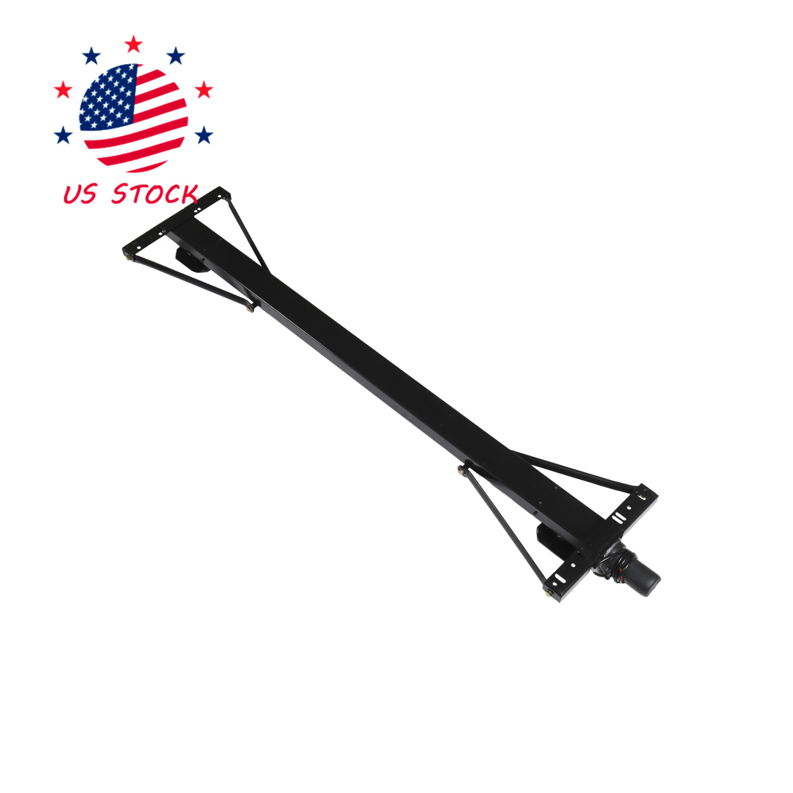 Universal Rear Trailer Stabilizer Jack Stand Stabilizer Jack Kit 298707, Black