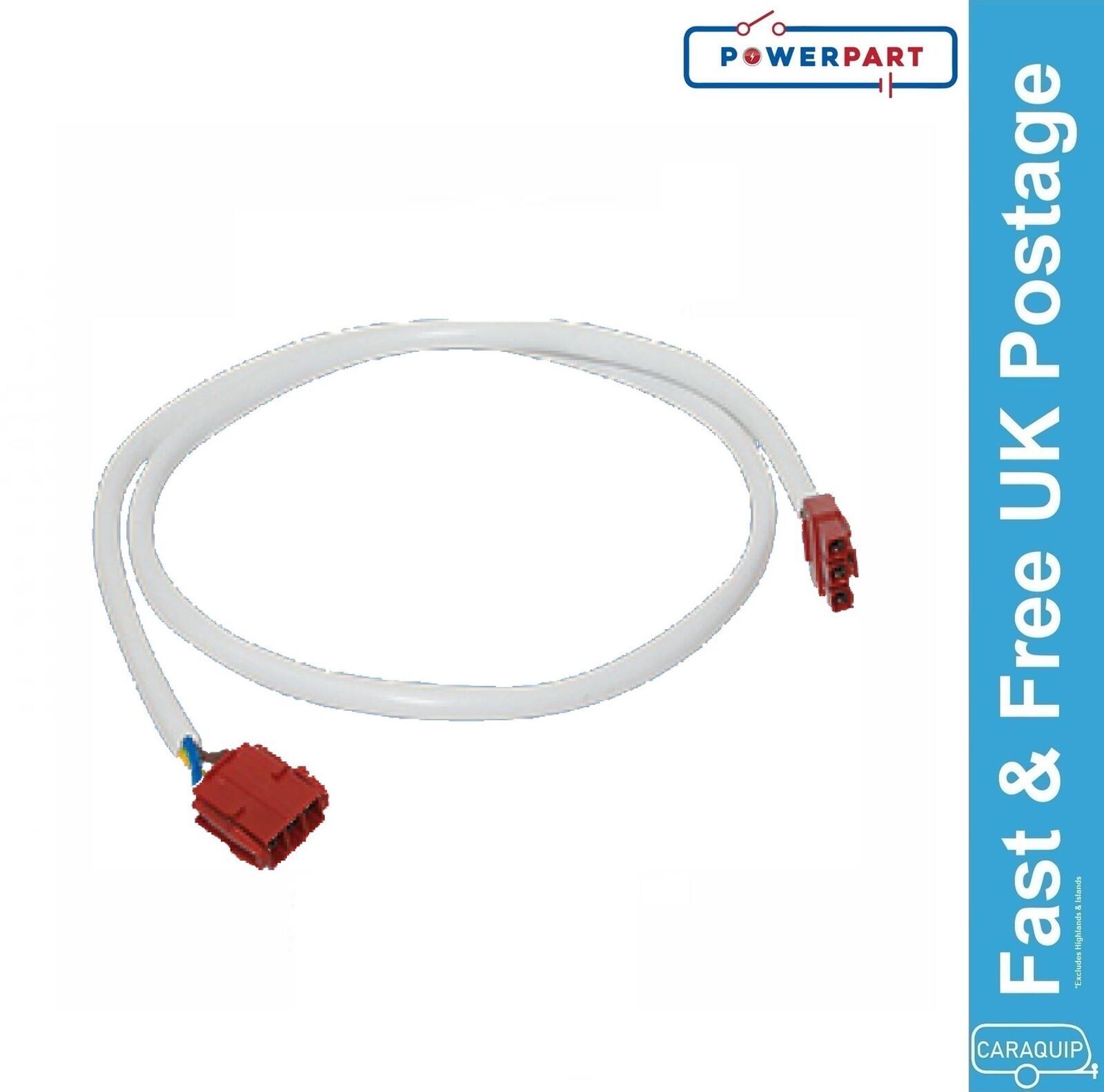 Converter 230v 1m Mains Extension Cable Harness BC17020 Caravan Motorhome Camper