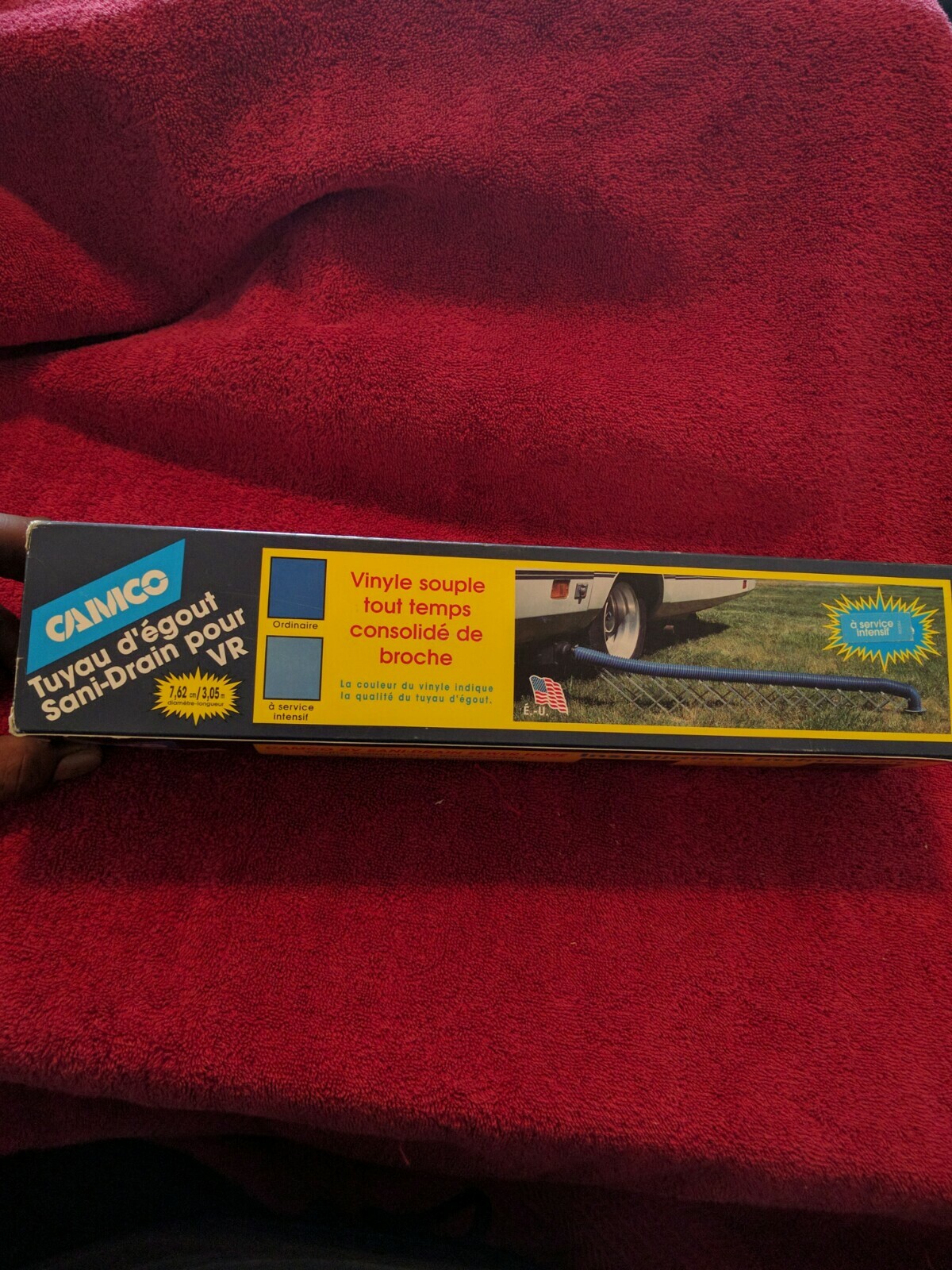 Camco 10ft. Heavy Duty RV Sani-Drain Sewer Hose / No clamps