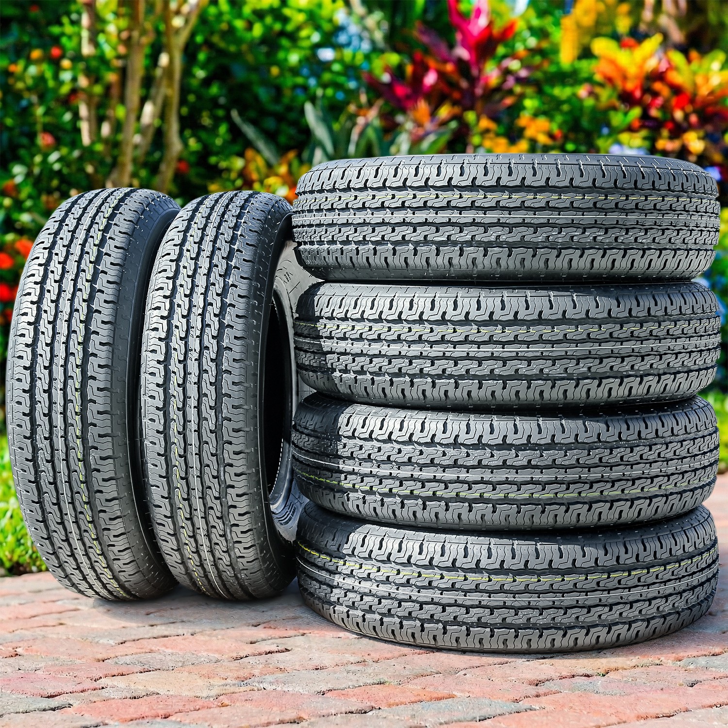 6 Tires Atturo ST300 All Steel ST 235/80R16 129/125M G 14 Ply Trailer