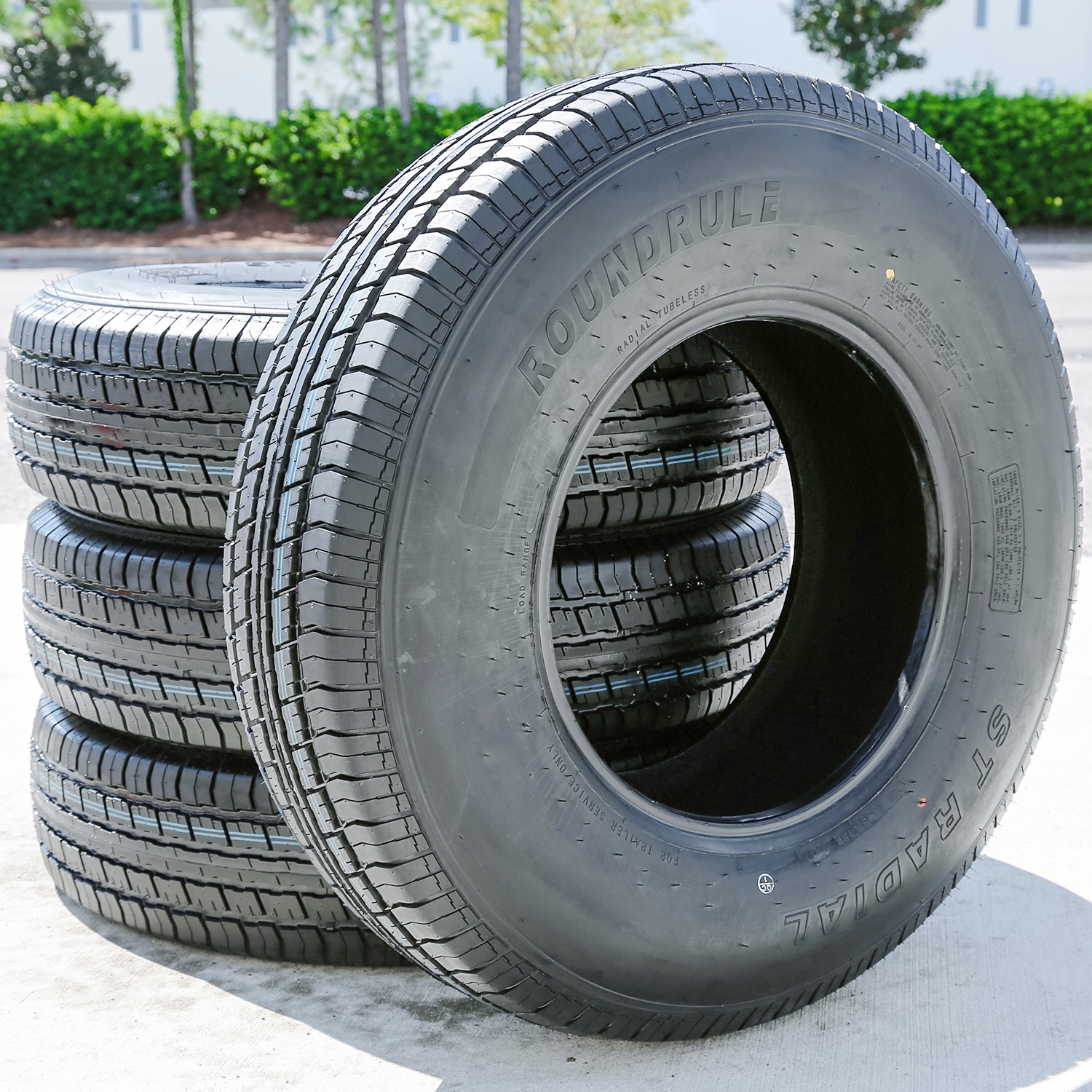 6 Tires 235/85R16 Roundrule ST Radial Semi-Steel Trailer Load F 12 Ply