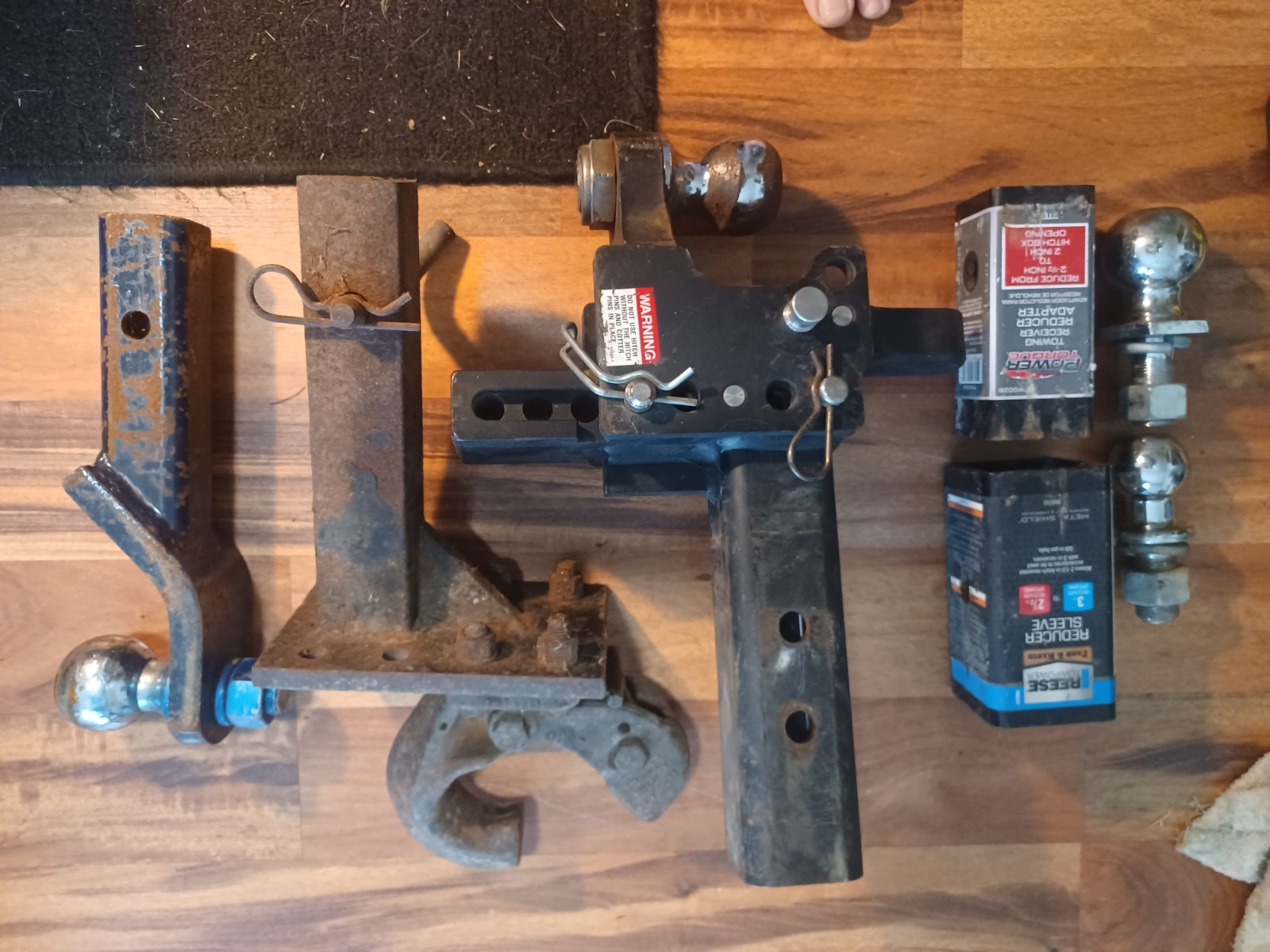 B&W Tow & Stow Pintle Hitch 2.5″ Shank TS10056 2 5/16″ ball plus all pictured