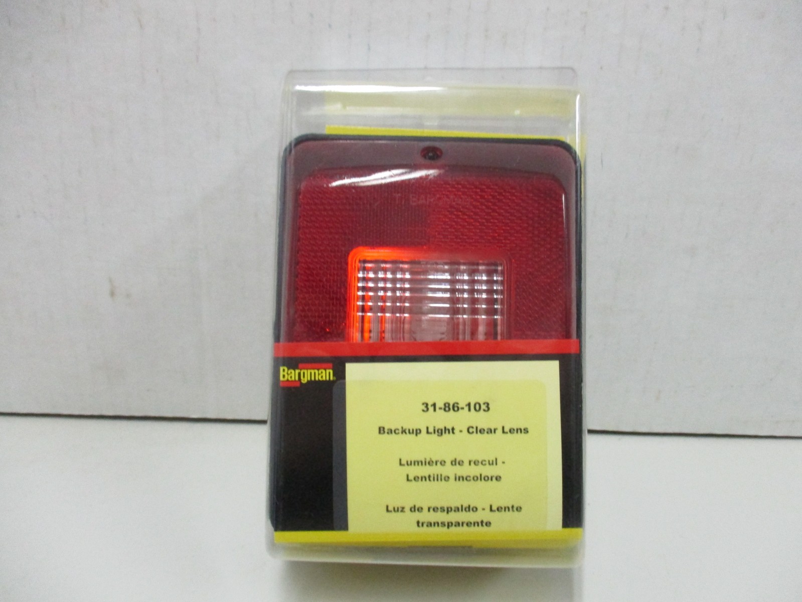 Bargman Taillight 31-86-103 Reverse / Backup Light with Black Base