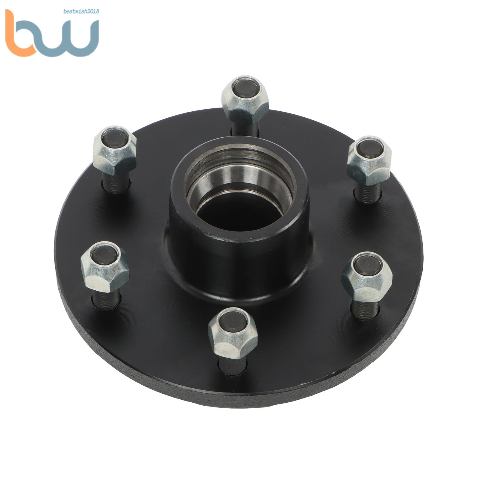6 Lug Trailer Idler Hub Kit 6 on 5.5″ Round Trailer Spindle #84 2000 lbs Axle