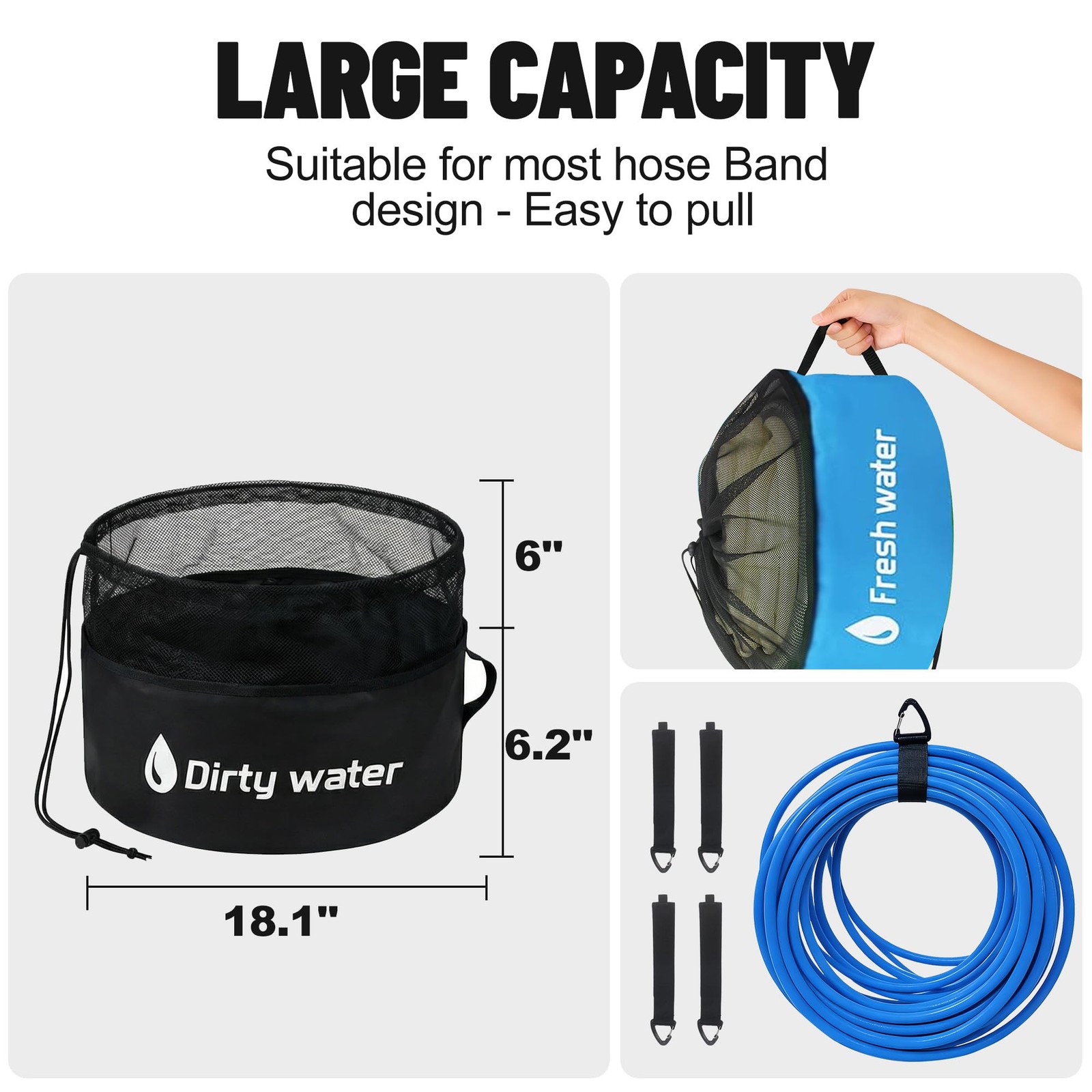 Rv Storage Bag 4 Packs Rv Sewer Hose Storage Rv Hose Storage Sewer Hose Bagstore